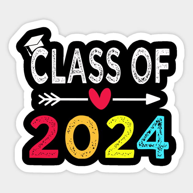 class of 2024 Class Of 2024 Sticker TeePublic